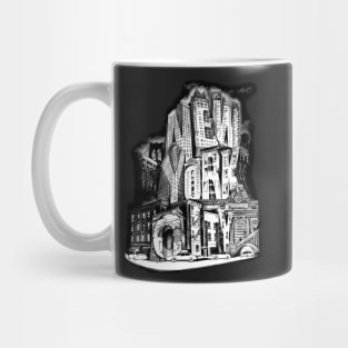 New York City Pencil by Tai's Tees Mug